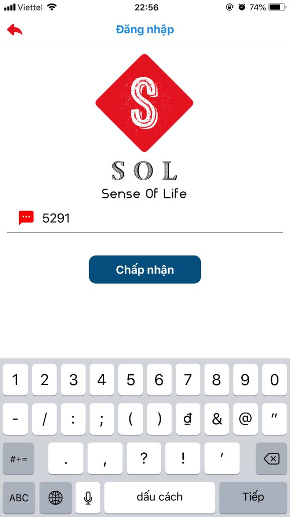 Dang nhap App VIP SOL 3